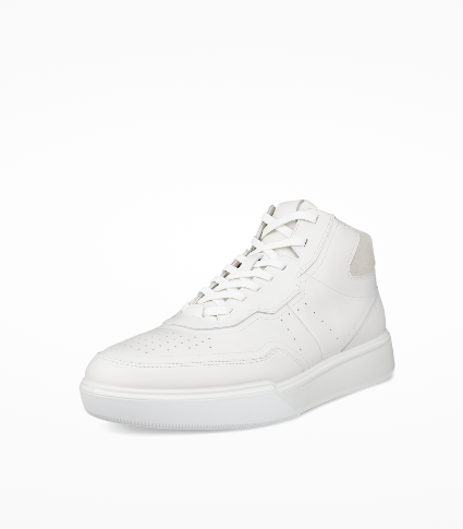 کفش روز مره مردانه  اکو دانمارک ‎ECCO STREET COURT - راحتی شهری با چرم باکیفیت و زیره سبک سفید